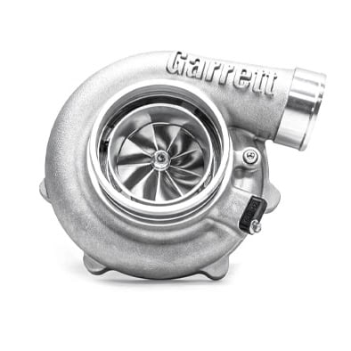Garrett turbocharger on white background